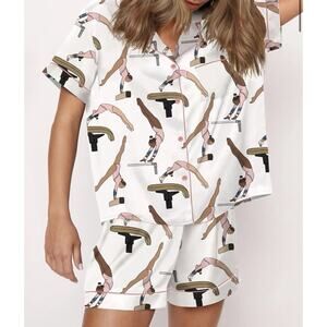 Sheshow Gymnastics Girl Pajama Set Size S